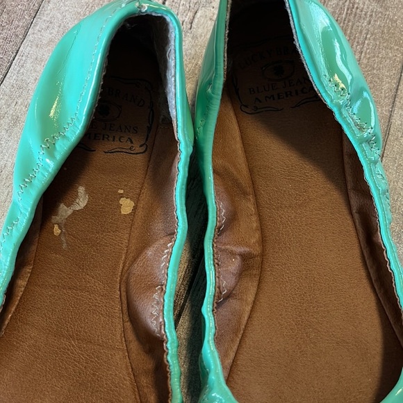 Lucky Brand Mint Green Flats Size 8 - Picture 6 of 7